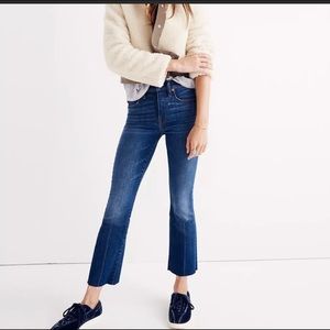 GUC Madewell Cali Demi-Boot Jeans: Raw-Hem Edition